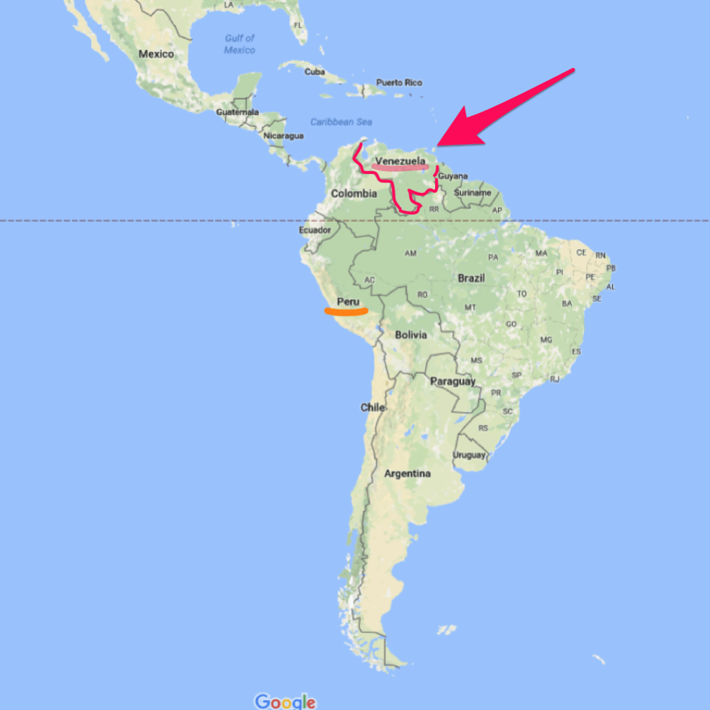 Venezuela Google Maps